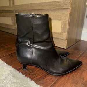 Zara Black Heeled Shoes for Women
